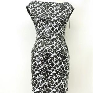 Guess Black/White Sequin Dress Size 4